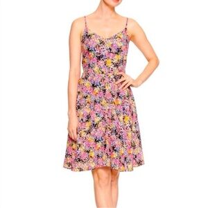 GAP Multicolor Floral Midi Dress